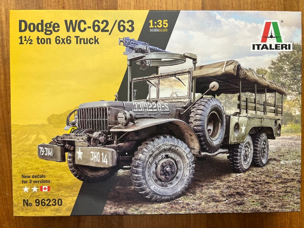 Italeri Dodge WC-62/63 1½ ton 6x6 Truck 1:35 - 96230, Italeri, 1:32 tot 1:50, Nieuw, Ophalen of Verzenden