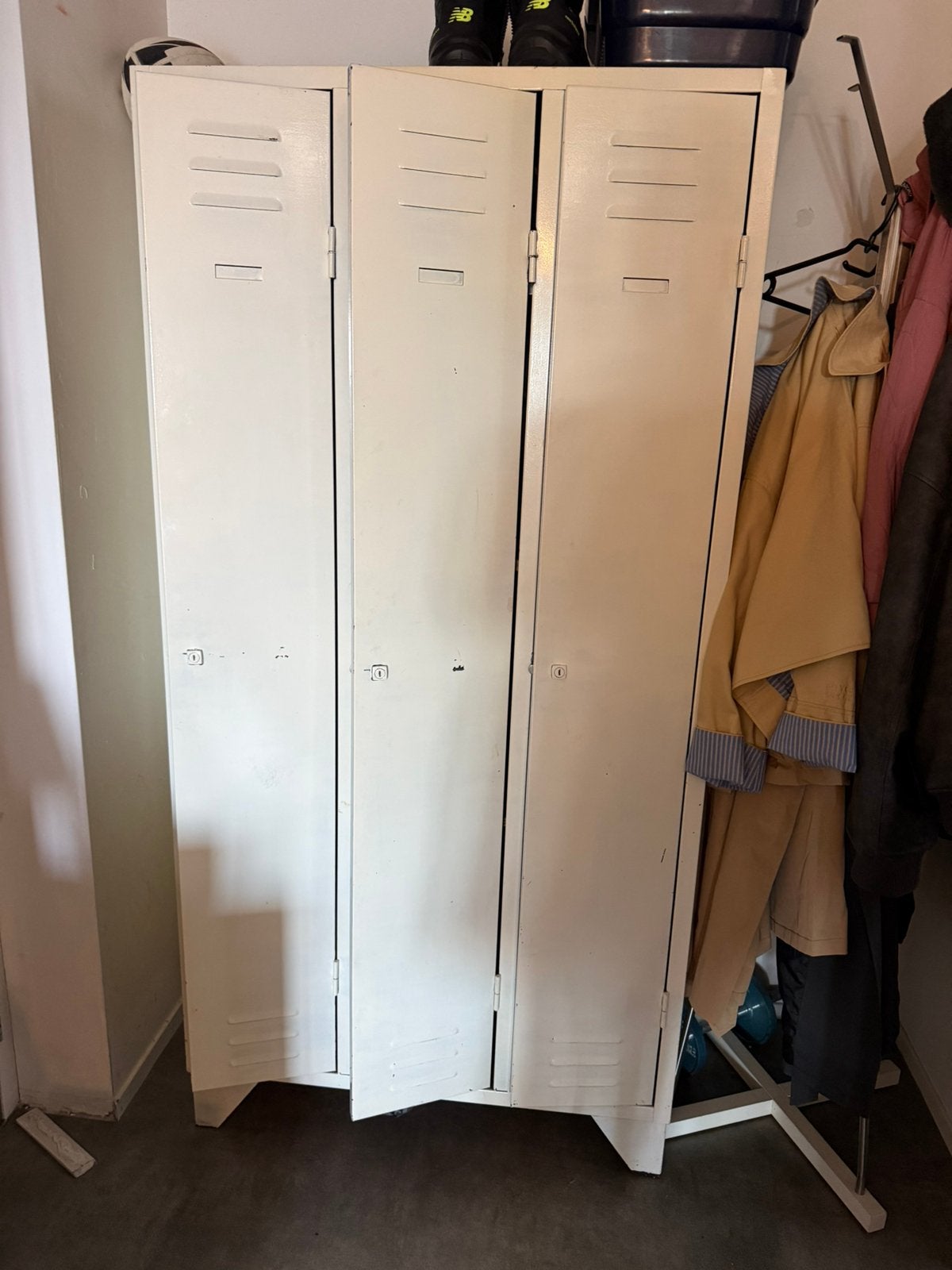 Metalen lockerkast, Ophalen, Gebruikt