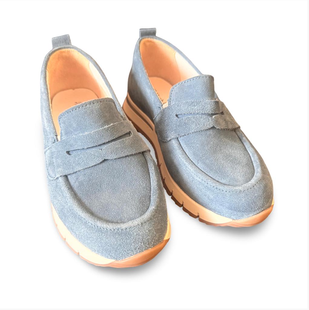 Hush Puppies Dames maat 38 lichtblauw *Nieuw*, Blauw, Instappers, Nieuw, Ophalen of Verzenden
