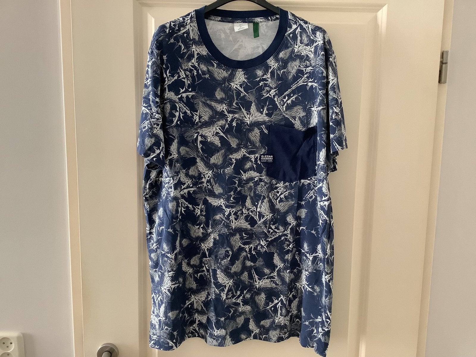 Heren tshirt T-shirt G-star Gstar maat XL netjes! Shirt, Blauw, Maat 46/48 (XL) of groter, Ophalen of Verzenden, Zo goed als nieuw