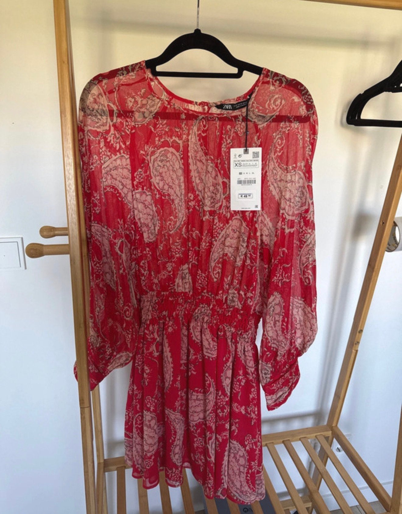 Jurkje Zara, Kleding | Dames, Jurken, Meerkleurig, Nieuw, Ophalen of Verzenden, Maat 34 (XS) of kleiner