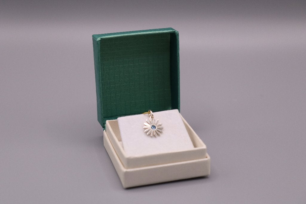 Zilveren kettinghanger | Madelief, Sieraden, Tassen en Uiterlijk, Kettinghangers, Ophalen of Verzenden, Nieuw, Zilver, Zilver