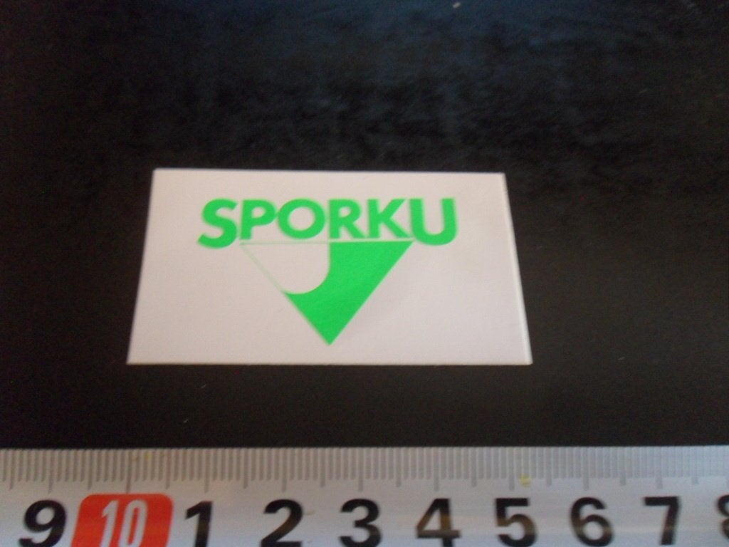 sticker logo SPORKU, Ophalen, Zo goed als nieuw