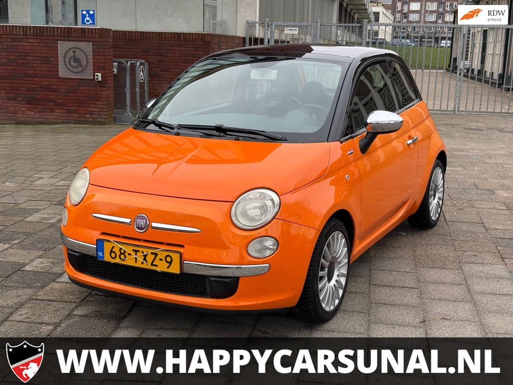 Fiat 500 0.9 TwinAir Lounge, NIEUWE APK, AIRCO, Voorwielaandrijving, Euro 5, 86 pk, Gebruikt