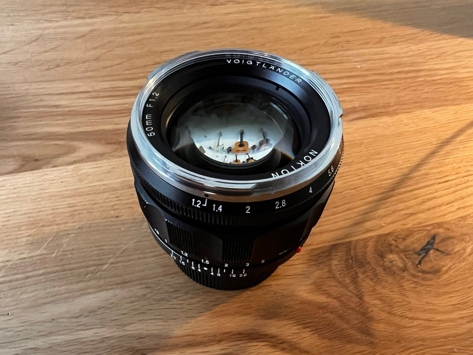 Voigtländer Nokton 50mm F1.2 Leica M-mount lens, Ophalen of Verzenden, Zo goed als nieuw, Leica M-mount, Handmatige focus