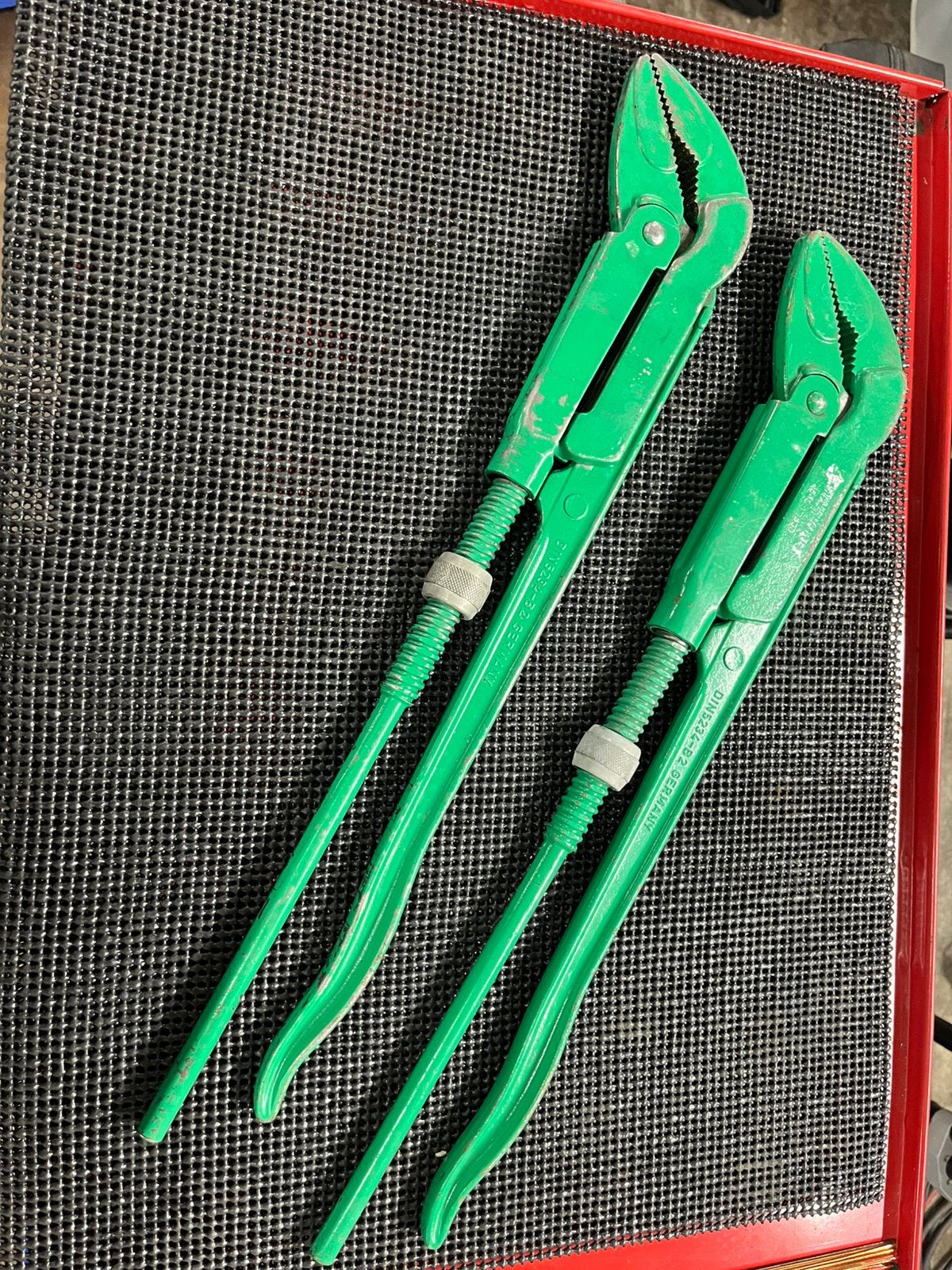 2x STAHLWILLE waterpomptang / pijptang – Made in Germany, Ophalen, Zo goed als nieuw