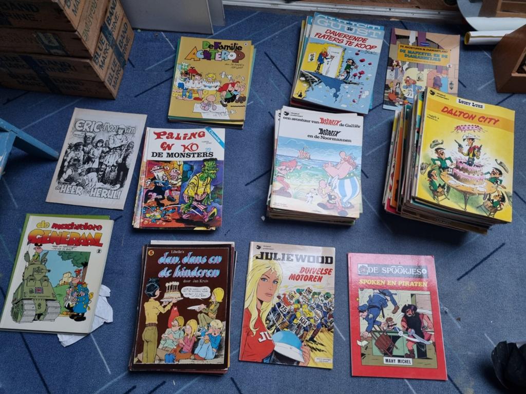 Groot stripboekenpakket: Lucky Luke, Asterix, Guust & meer!, Meerdere stripboeken, Ophalen of Verzenden, Gelezen
