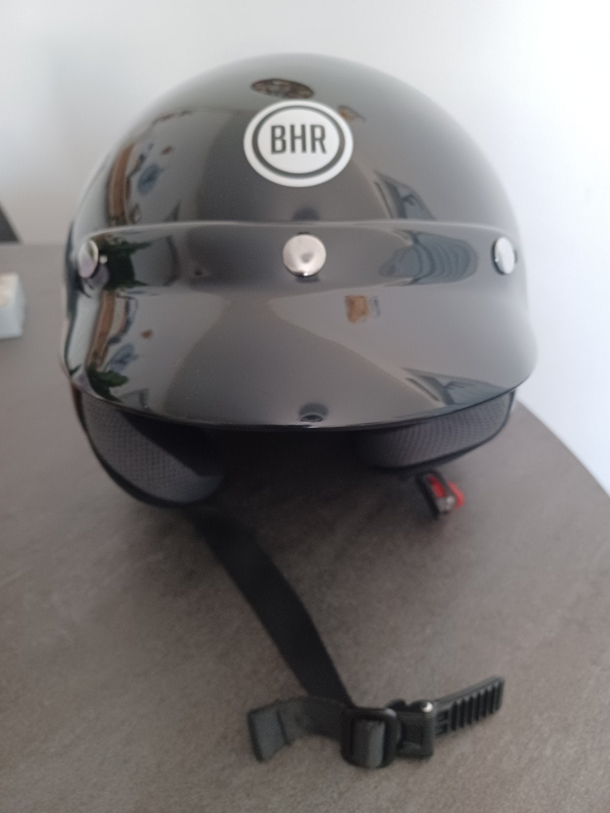 BHR Jethelm Zwart Maat M, Ophalen, Nieuw, Medium, BHR