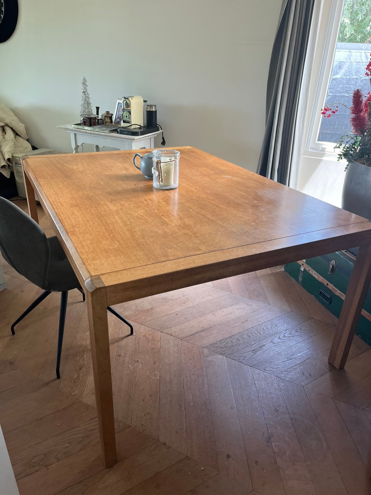 Eettafel, Ophalen, 50 tot 100 cm, Zo goed als nieuw, 150 tot 200 cm