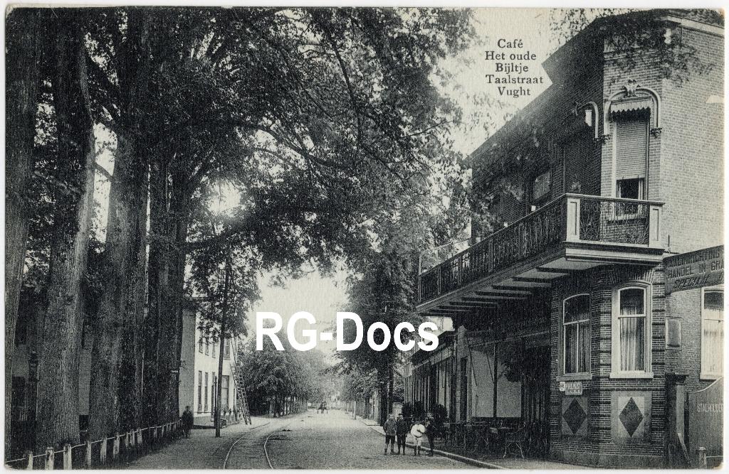 Ansichtkaart Briefkaart Café Het oude Bijltje Vught ca. 1915, Verzamelen, Ansichtkaarten | Nederland, Ophalen of Verzenden, Voor 1920