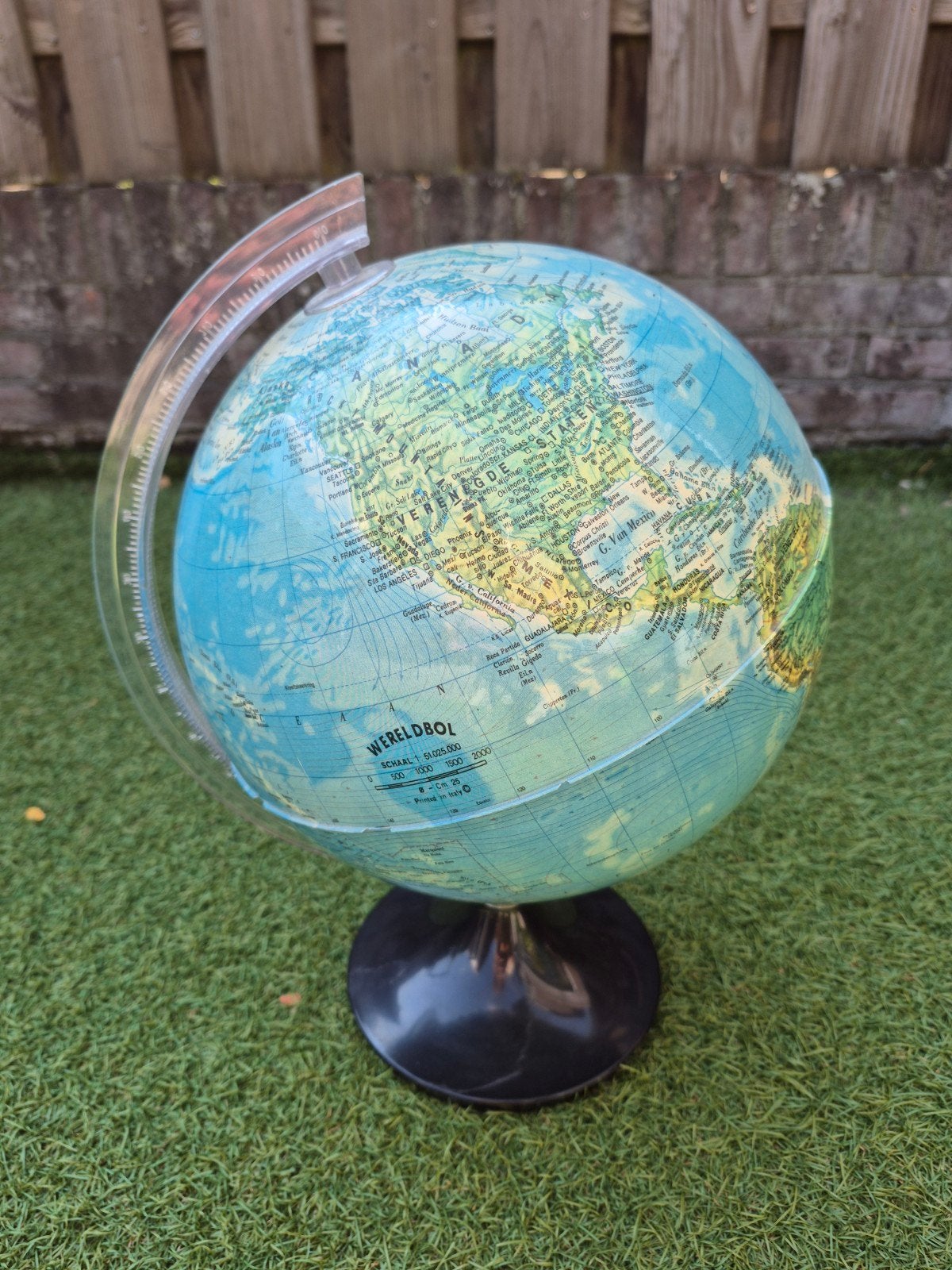 Wereldbol, Ophalen, Gebruikt, Kunststof, Draaibaar