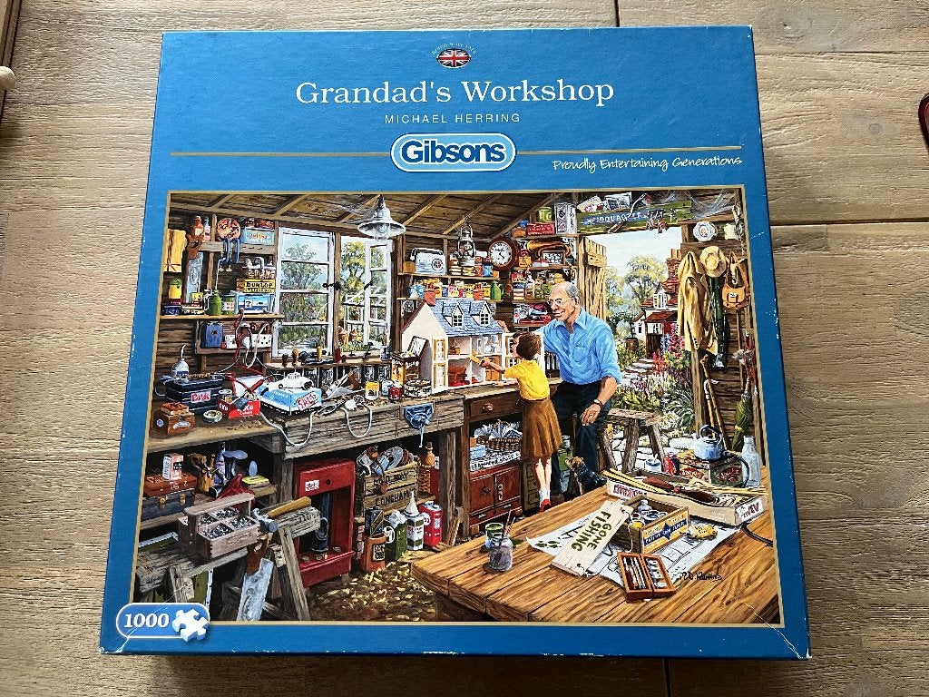 Gibsons Granddas's Workshop, Ophalen, 500 t/m 1500 stukjes, Gebruikt, Legpuzzel