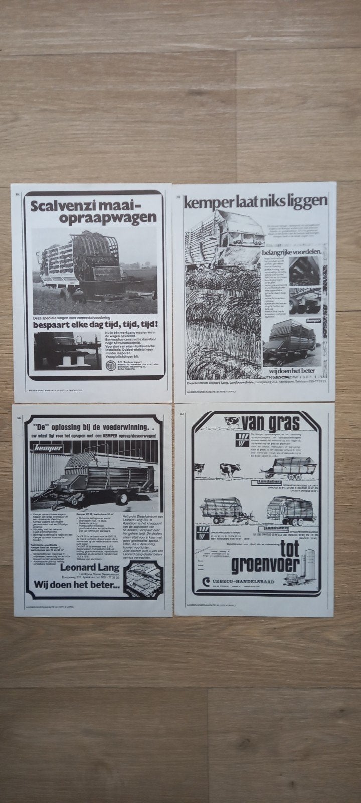 R : Diversen opraapwagen  advertenties., Ophalen of Verzenden