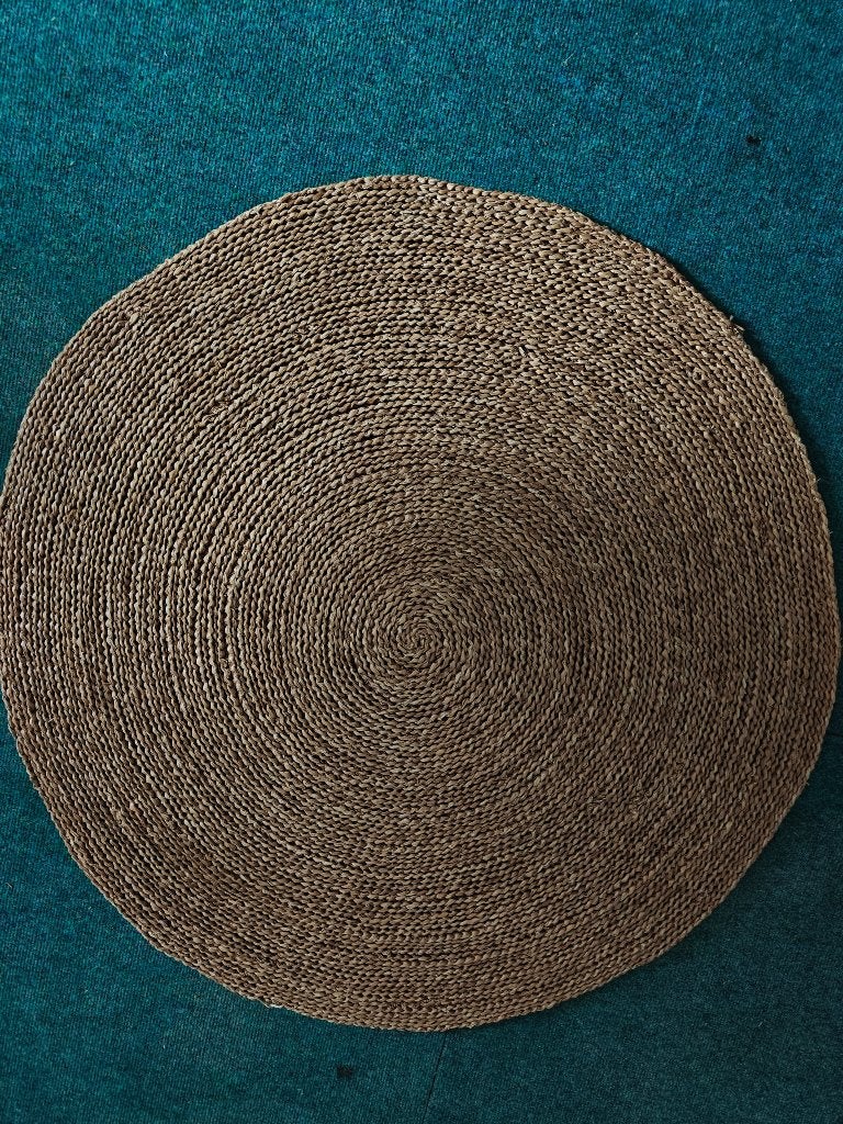 Vloerkleed rond jute, Huis en Inrichting, Stoffering | Tapijten en Kleden, Ophalen, 50 tot 100 cm, Beige, Rond