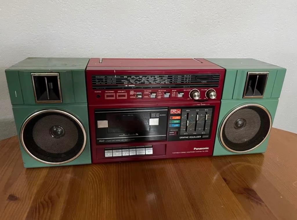 Panasonic RX-C39L Vintage Boombox, Audio, Tv en Foto, Radio's, Ophalen of Verzenden, Gebruikt, Radio