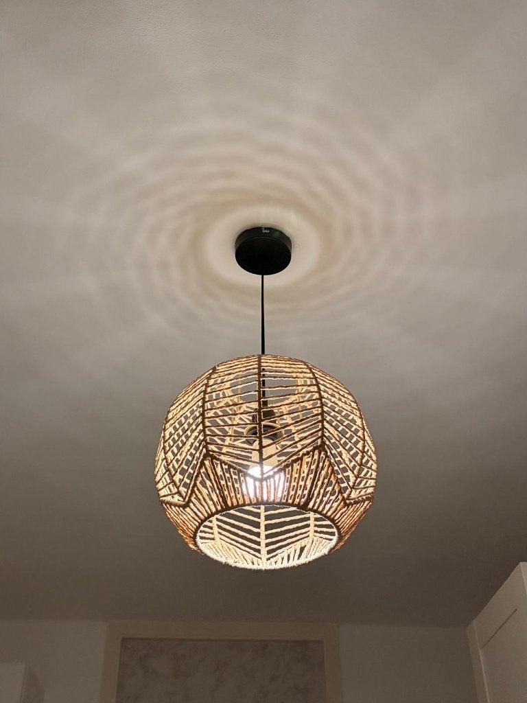 Mooie hanglamp, Ophalen, Zo goed als nieuw, Overige materialen, E27 (groot)