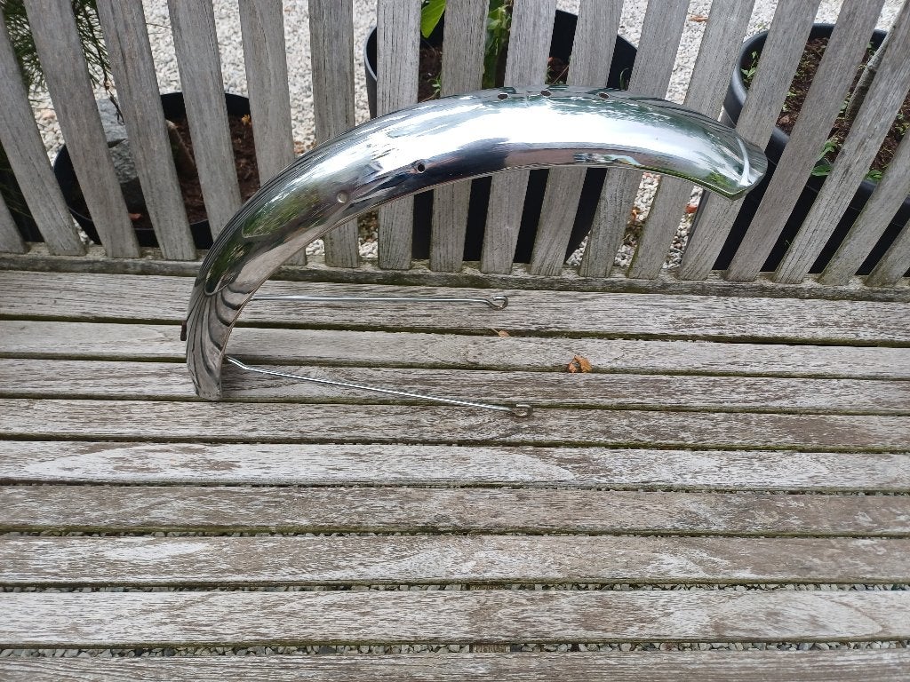 Puch maxi voor spatbord Chrome gebruikt, Fietsen en Brommers, Ophalen of Verzenden, Gebruikt