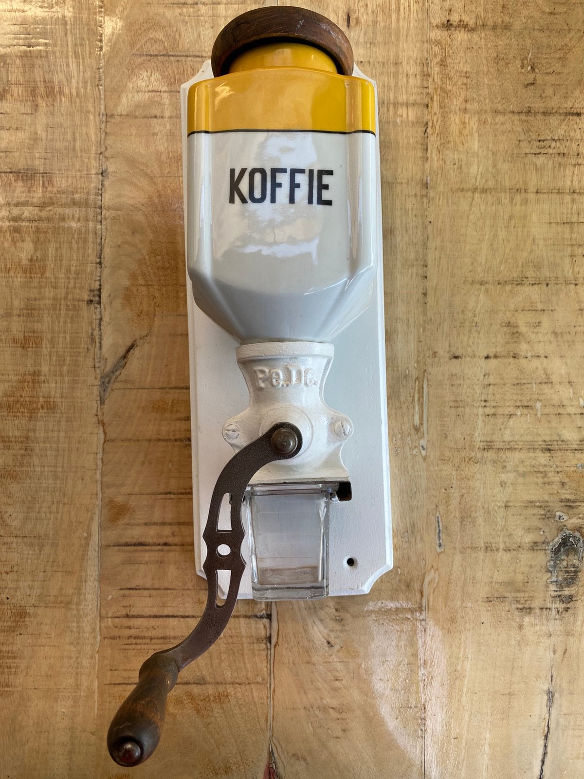 Antieke Pédé koffiemolen in mooie vintage staat., Antiek en Kunst, Antiek | Keukenbenodigdheden, Ophalen of Verzenden