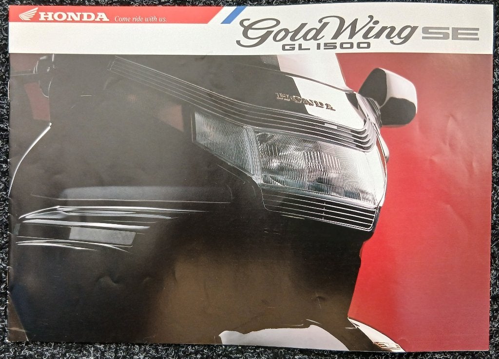 Honda GL1500SE Goldwing, Folder Brochure 1992 (NL), Ophalen, Gelezen, Honda
