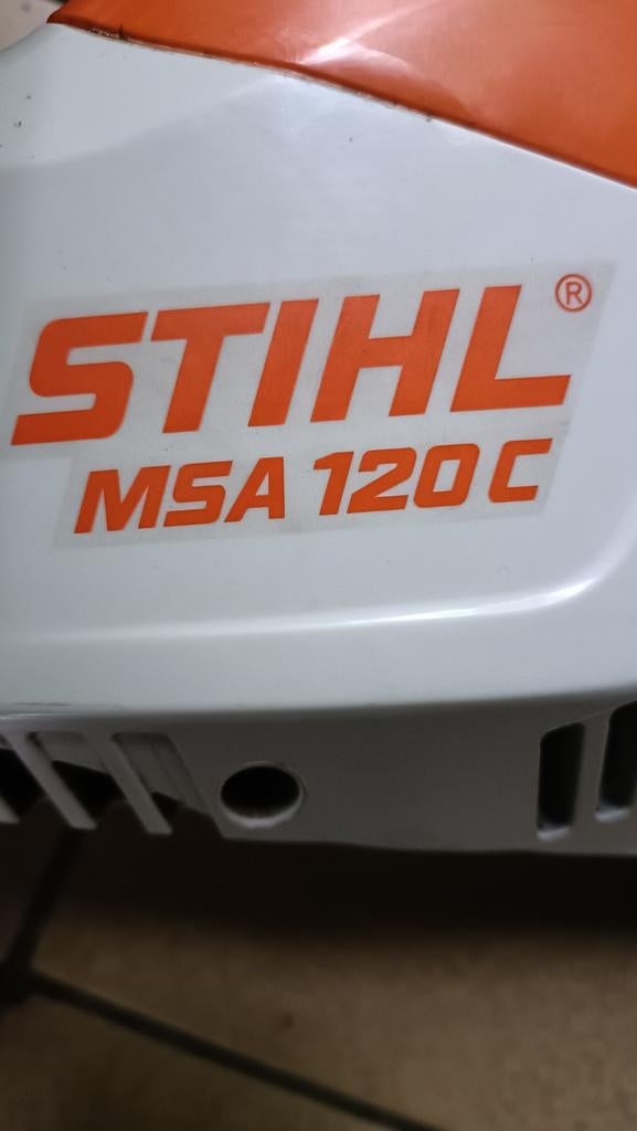 Stihl MSA 120 C Accu Kettingzaag - Zo goed als nieuw, Stihl, Kettingzaag, Ophalen of Verzenden, Zo goed als nieuw