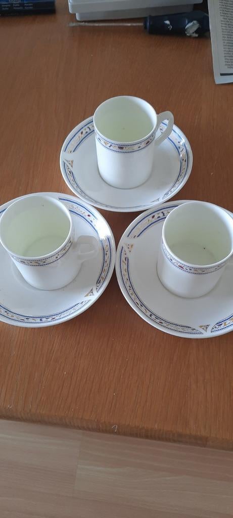 Vintage Royal Garden Engelse kop en schotels - 3 stuks, Ophalen of Verzenden