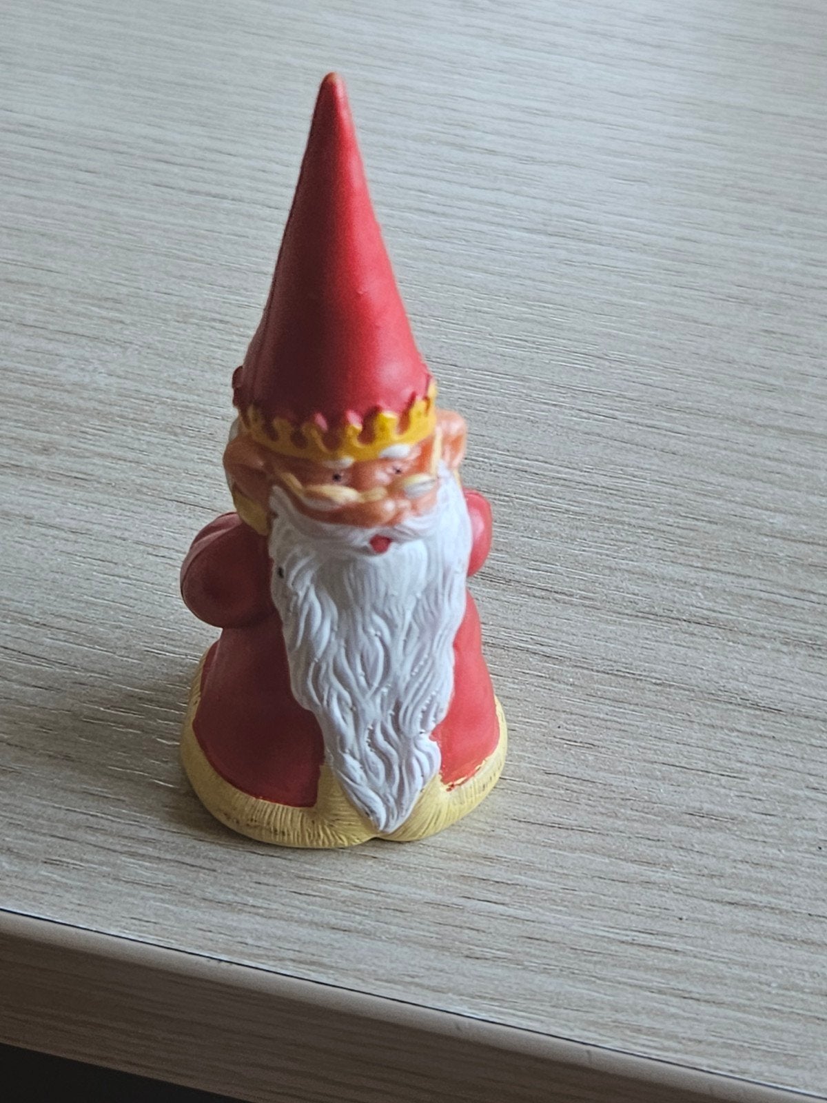 David de Kabouter Rien Poortvliet PVC figuur Koning, Verzamelen, Poppetjes en Figuurtjes, Ophalen of Verzenden