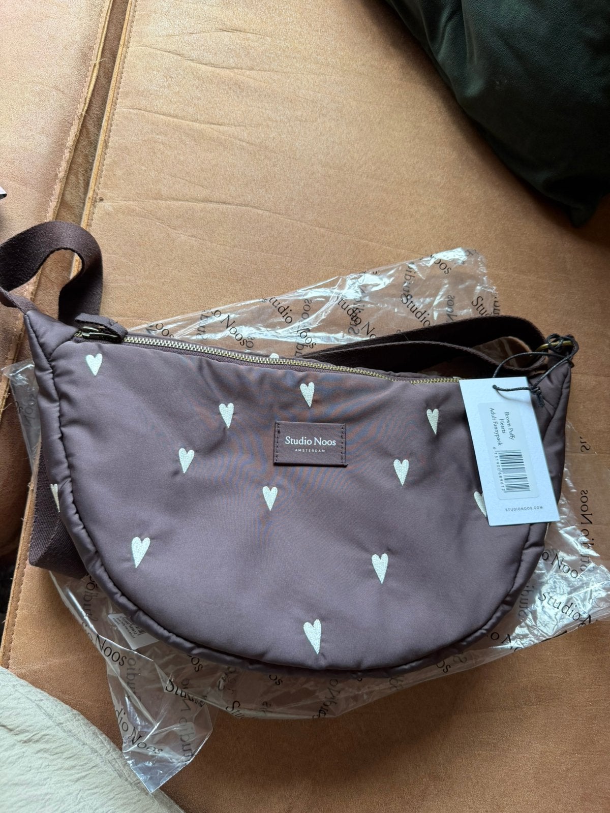 Nieuwe studio Noos Fanny Pack, Ophalen of Verzenden, Nieuw, Bruin, Overige typen