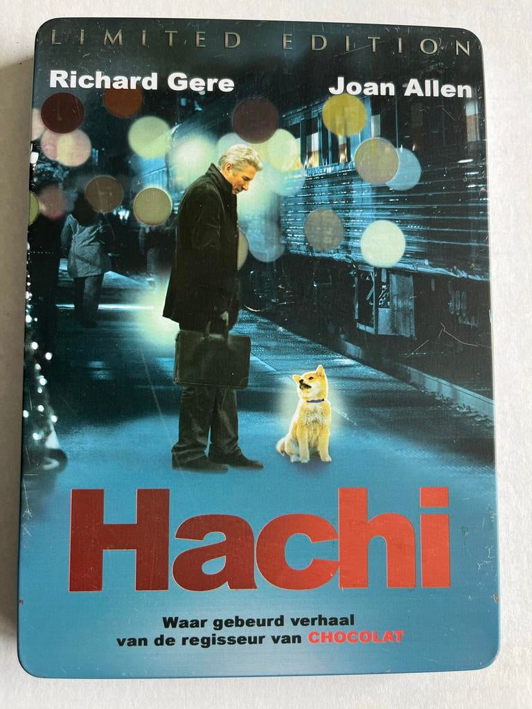 Hachi: A Dog's Tale - Limited Edition DVD (steelcase), Alle leeftijden, Ophalen of Verzenden, Gebruikt, Waargebeurd drama