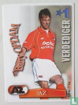 Spelerskaart AZ - Barry Opdam 2003, Ophalen of Verzenden, Zo goed als nieuw, AZ, Spelerskaart