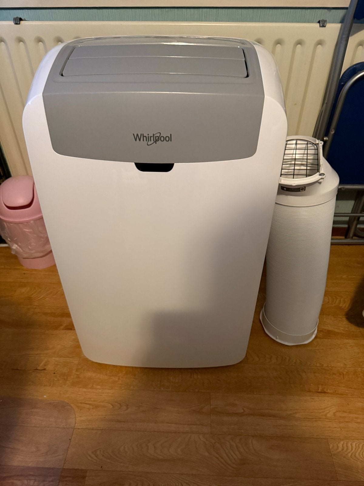 Whirlpool PACW212HP Mobiele Airco met Afstandsbediening, Ophalen, 3 snelheden of meer, Zo goed als nieuw, Koelen en Ontvochtigen