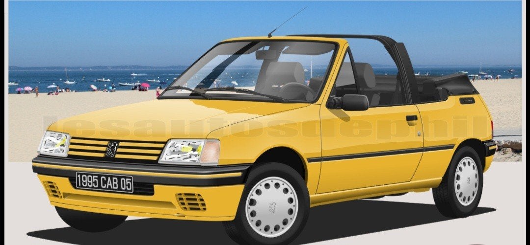 Gevraagd: Peugeot 205 Cabriolet, Ophalen, Peugeot, Motorkap