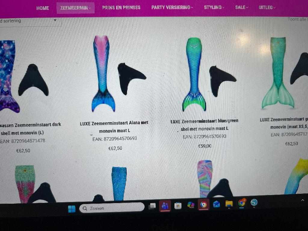 Volwassen zeemeermin staart en monovin voor volwassenen, Ophalen, Jongen of Meisje, One size, Zo goed als nieuw