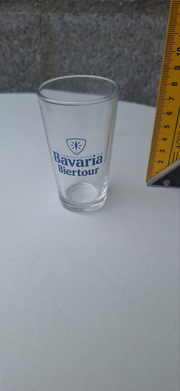 Bavaria biertour glaasje (31526), Ophalen of Verzenden, Zo goed als nieuw, Glas of Glazen, Bavaria