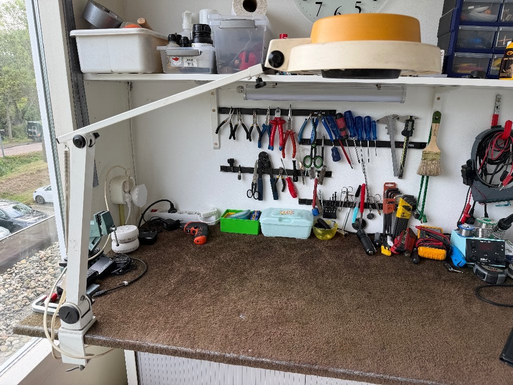 werkbank lamp, Ophalen, Gebruikt