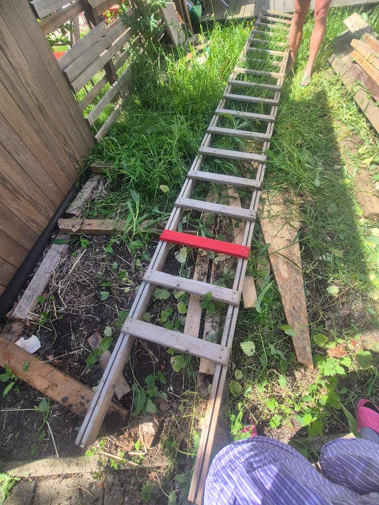 Bouwladder (wetim), Ophalen, Gebruikt, Ladder, 4 meter of meer