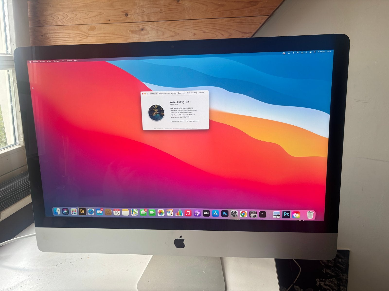 iMac (Retina 5K, 27-inch, Mid 2015) - 24GB RAM, Computers en Software, Ophalen, Gebruikt, IMac, 3 tot 4 Ghz