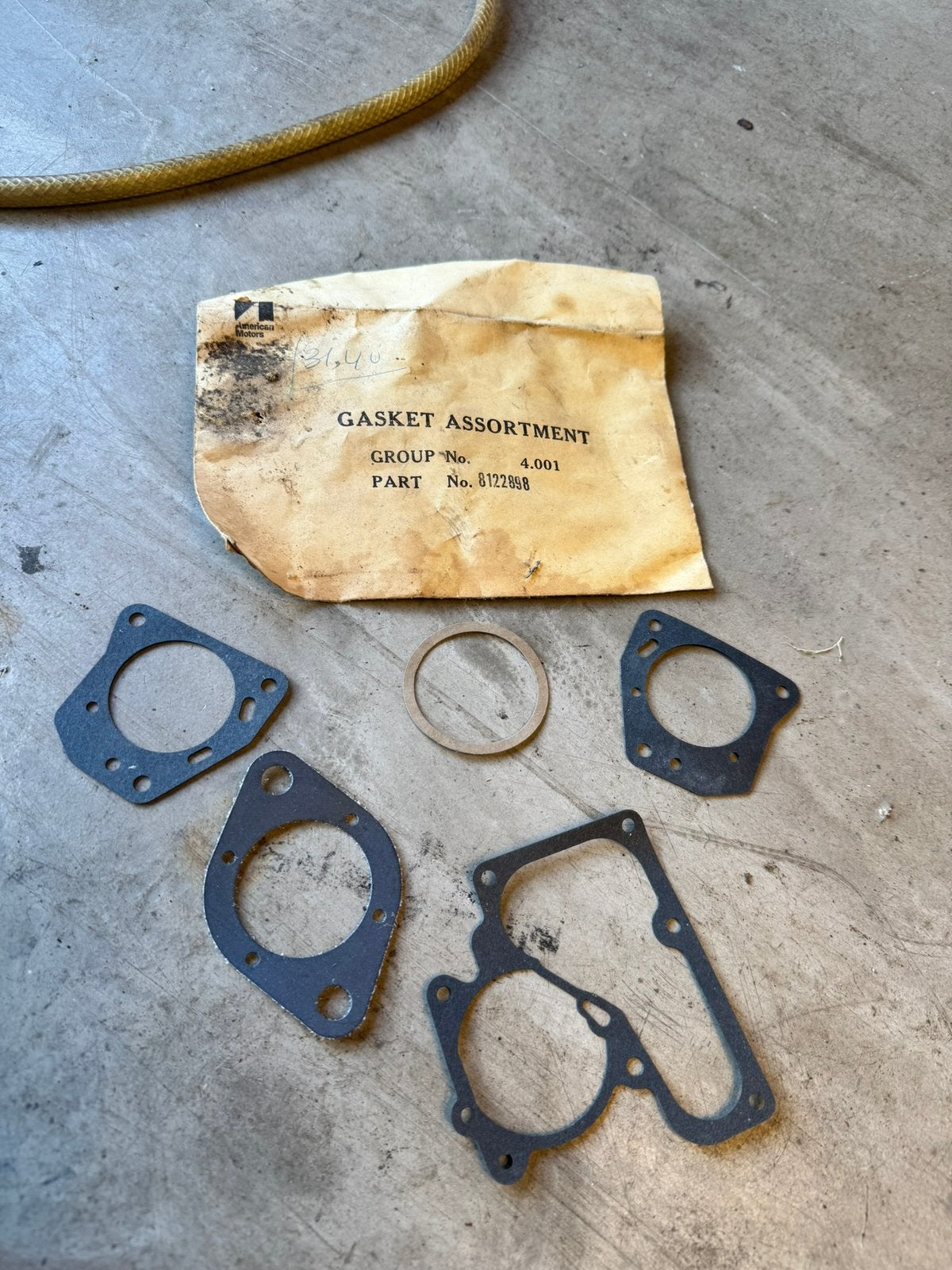 Originele AMC / Jeep carburateur pakkingset, Ophalen of Verzenden, Zo goed als nieuw