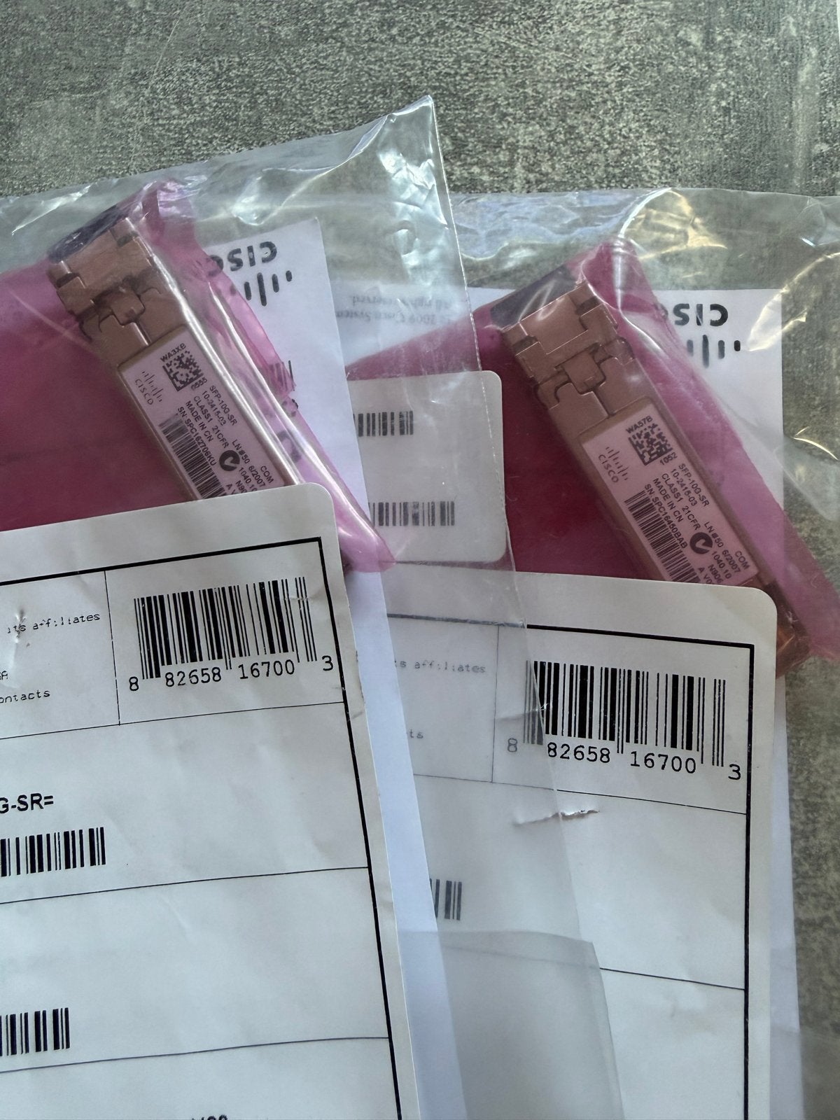 Cisco SFP-10G-SR 10GBASE-SR SFP Module Transceiver, Computers en Software, Netwerk switches, Nieuw, Ophalen of Verzenden