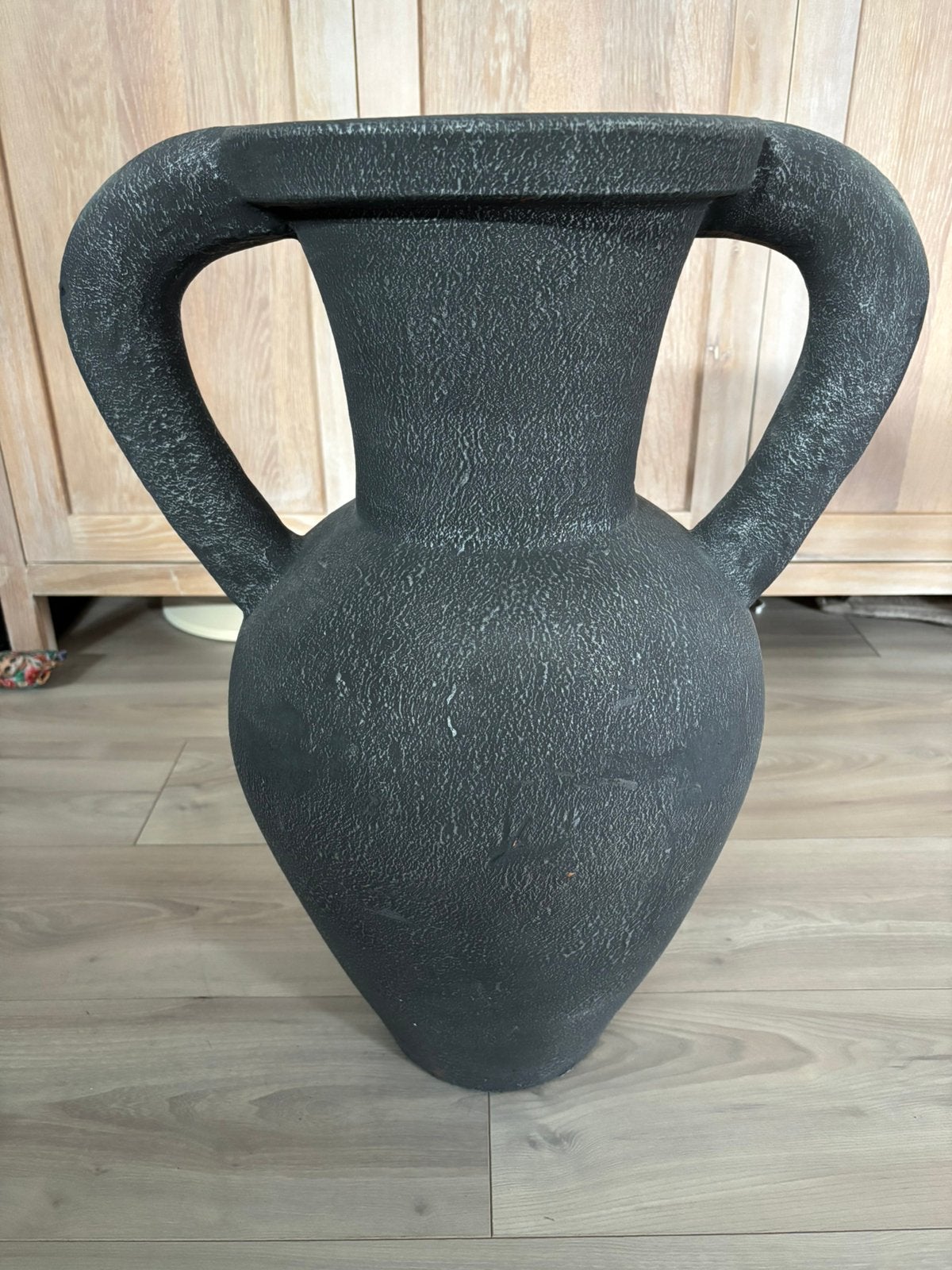 Grote vaas of kruik, Ophalen, Gebruikt, Grijs, 60 cm