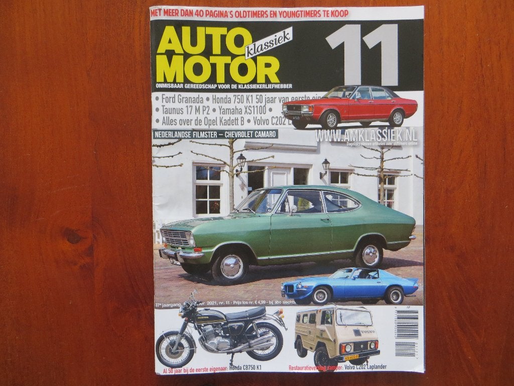 Auto Motor Klassiek 11 2021 Ford Granada, Opel Kadett B, Ophalen of Verzenden, Nieuw, Opel