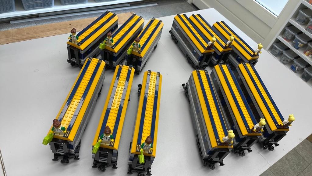 SB1694 Lego trein wagon 60197, keuze uit 4 modellen, Ophalen of Verzenden, Zo goed als nieuw