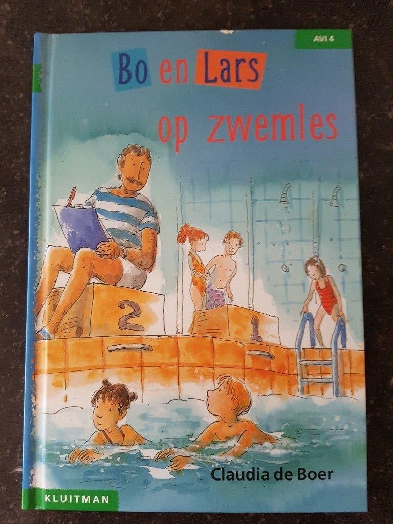 Bo en Lars op zwemles - Claudia de Boer (AVI 4), Gelezen, Fictie algemeen, Claudia de Boer, Ophalen of Verzenden