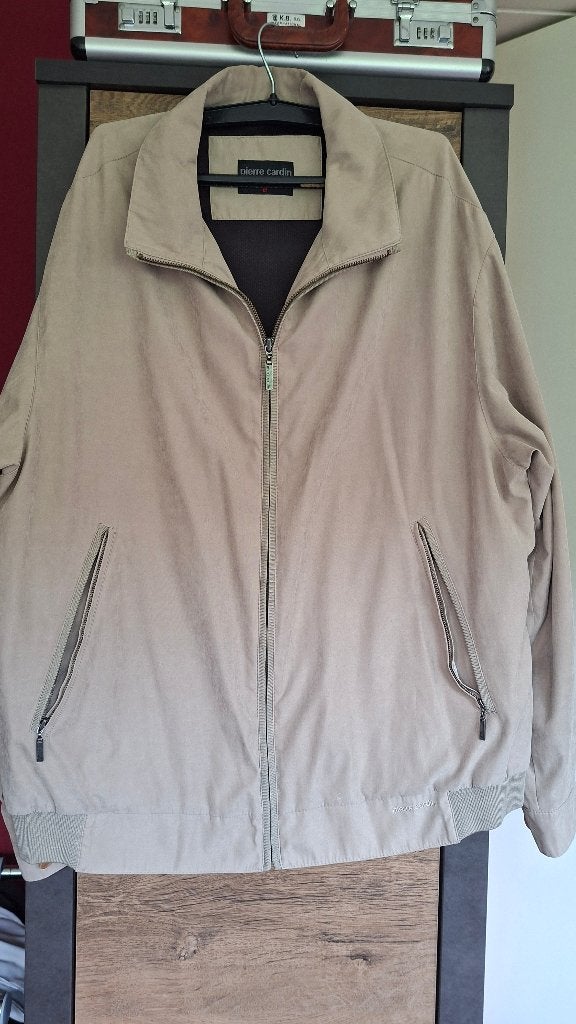 heren zomerjas - maat XL of 56 - ocker, zandkleur, Pierre Cardin, Beige, Maat 56/58 (XL), Ophalen of Verzenden