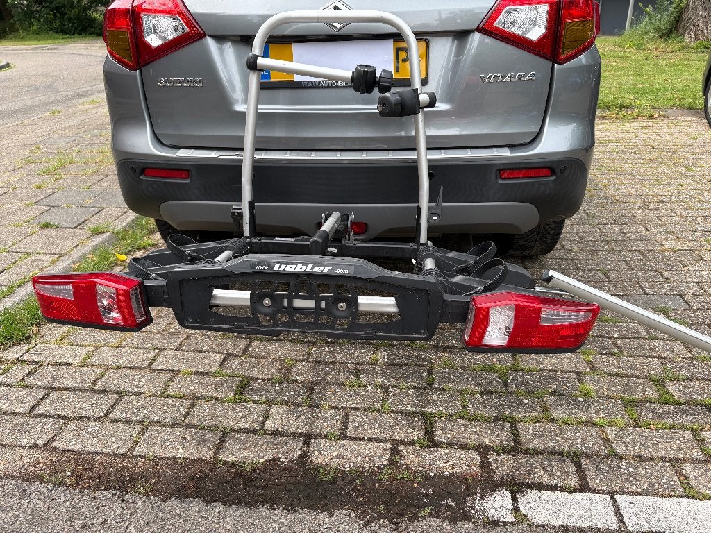 Uebler fietsdrager F22 opvouwbaar, Auto diversen, Fietsendragers, Ophalen, Gebruikt, 2 fietsen, Trekhaakdrager