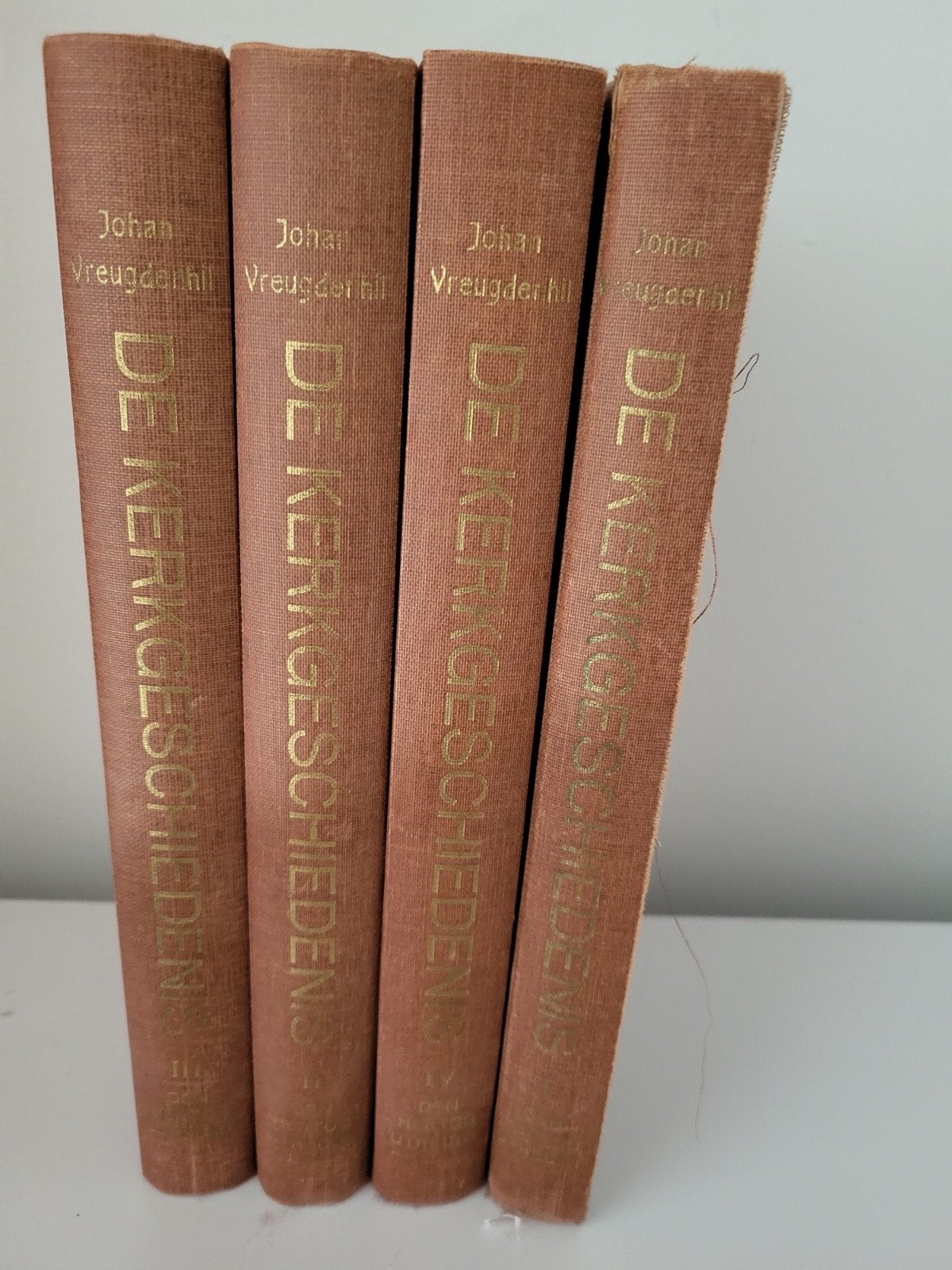 De Kerkgeschiedenis - Johan Vreugdenhil (4 delen), Ophalen of Verzenden, Gelezen, Christendom | Protestants