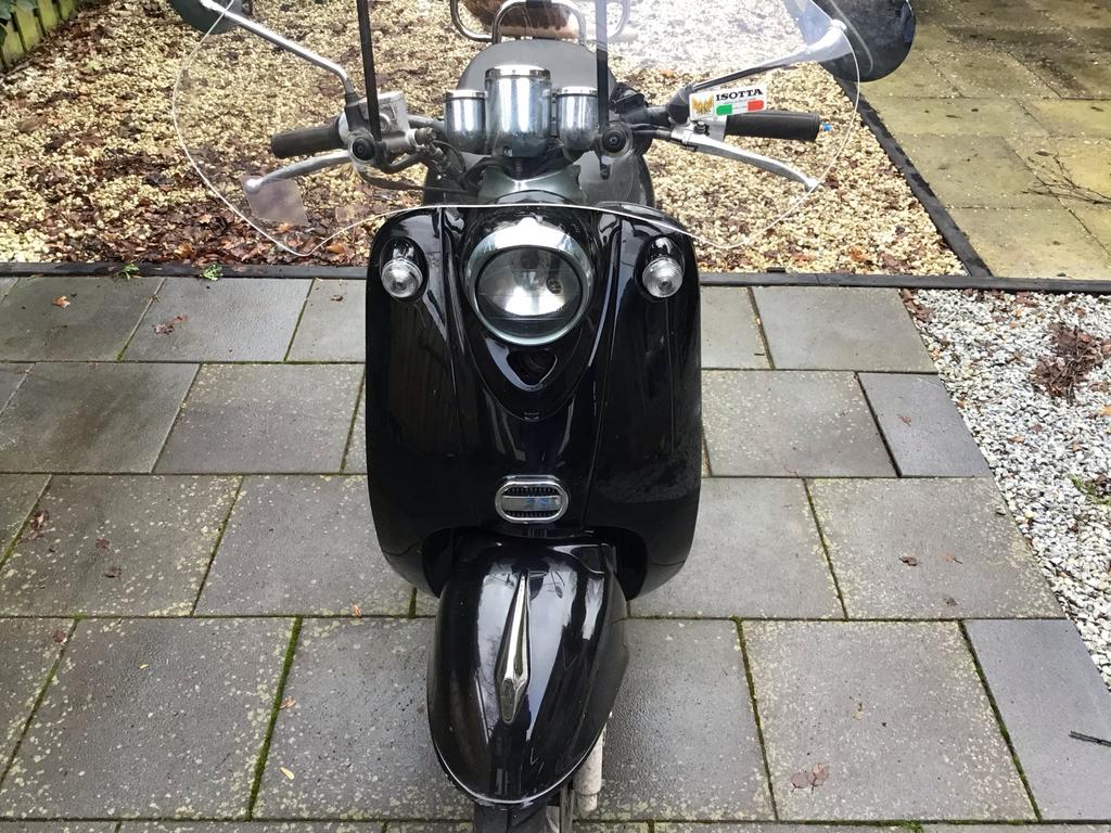 Santini San Remo Scooter Zwart -, Ophalen of Verzenden, Gebruikt, Benzine, Overige merken