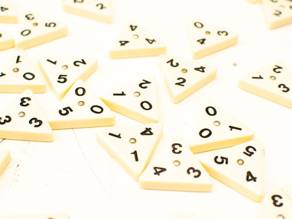 Triominos de luxe 34670, Ophalen of Verzenden, Gebruikt