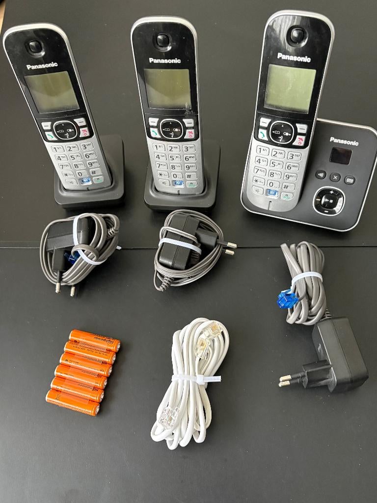 telefoon 3 dlg handset, Ophalen of Verzenden, Zo goed als nieuw, 3 handsets