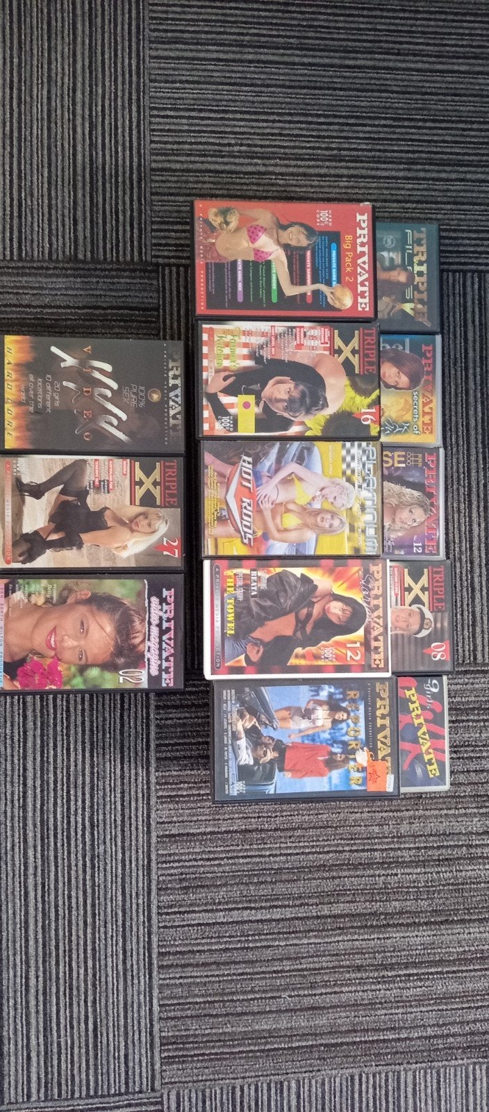 Diverse erotische videobanden (VHS), Vanaf 18 jaar, Gebruikt, Overige genres, Ophalen of Verzenden