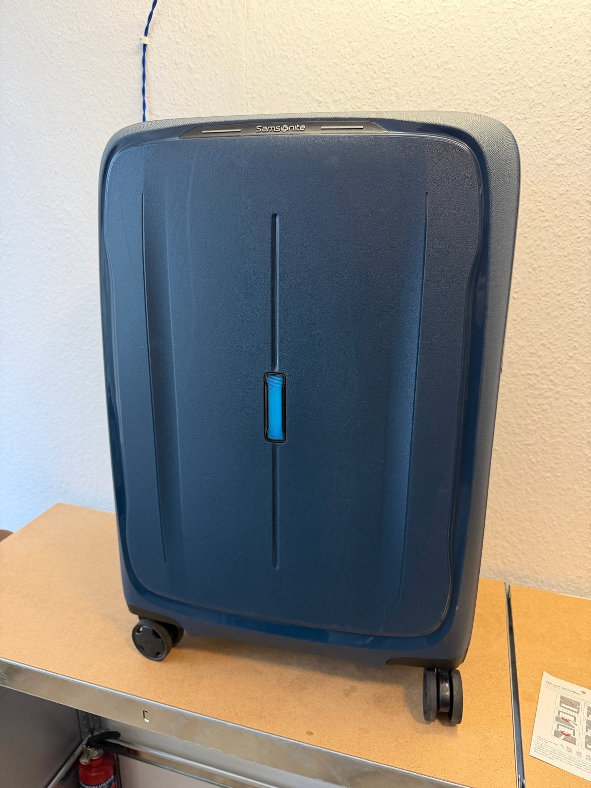 Samsonite Essens Spinner 69 Midnight Blue Koffer, Ophalen, 40 tot 60 cm, 20 tot 30 cm, Blauw